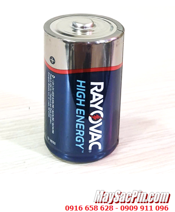 Pin Rayovac LR20, Pin đại D 1.5v Alkaline Rayovac LR20 HighPower chính hãng (Loại 01viên)